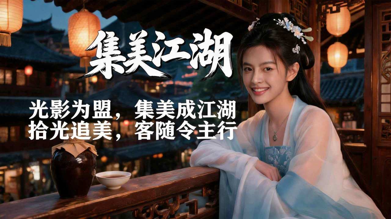 集美江湖 · 光影为盟，集美成江湖；拾光追美，客随令主行